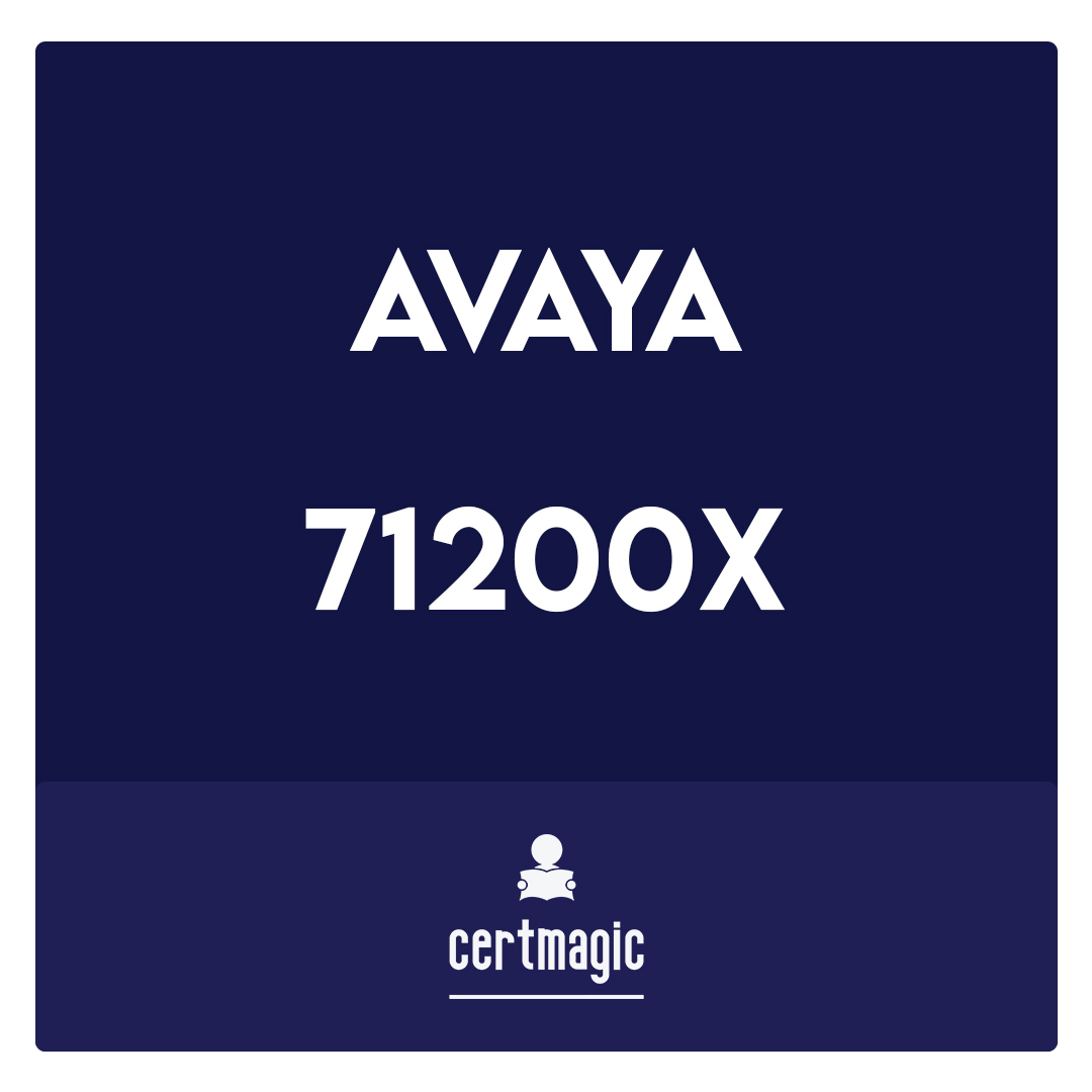 71200X-Avaya AuraÂ® Core Components Integration Exam