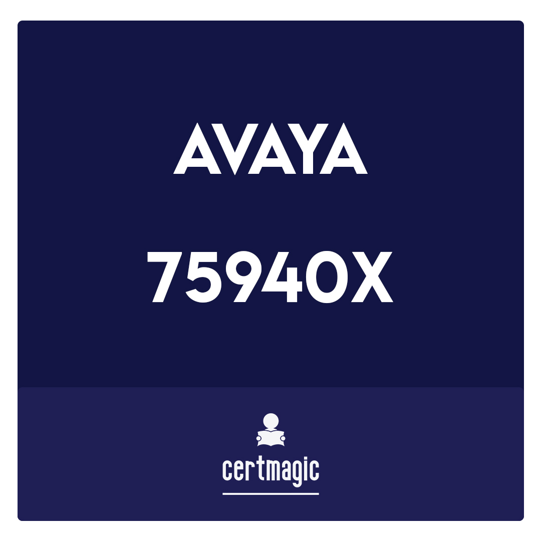 75940X-Avaya Converged Platform Integration Exam