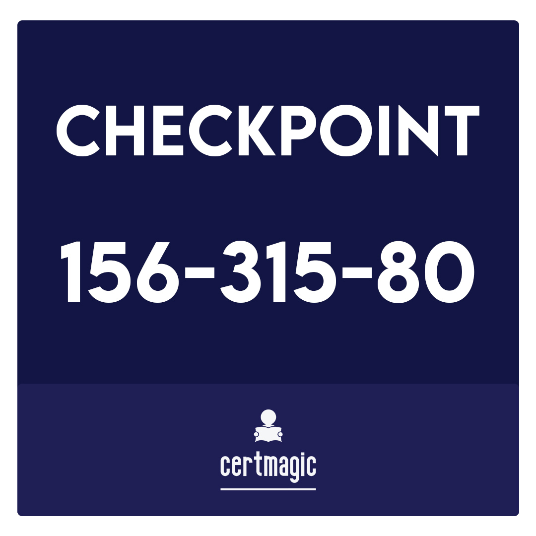 156-315-80-Check Point Certified Security Expert - R80 Exam