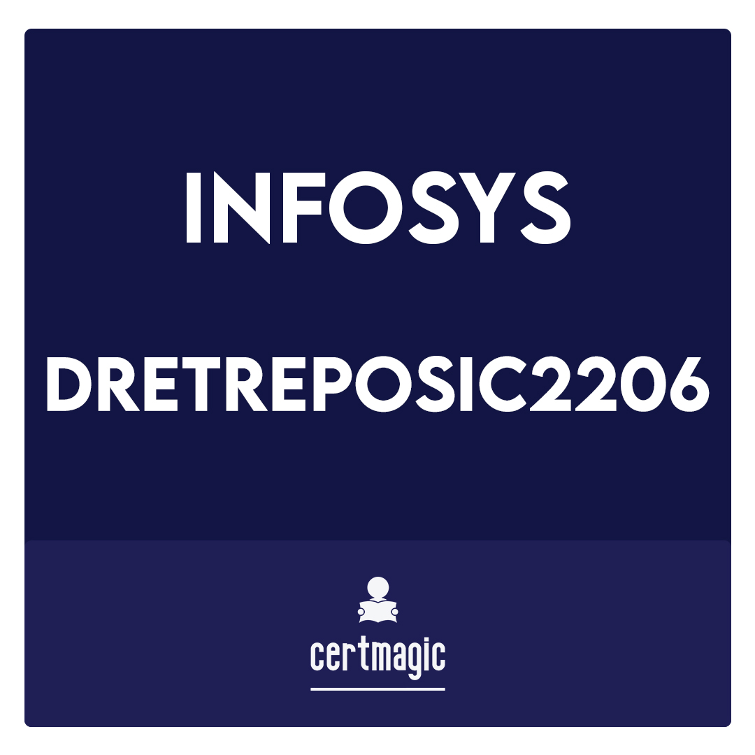 DRETREPOSIC2206-Infosys Retail Store Management Exam