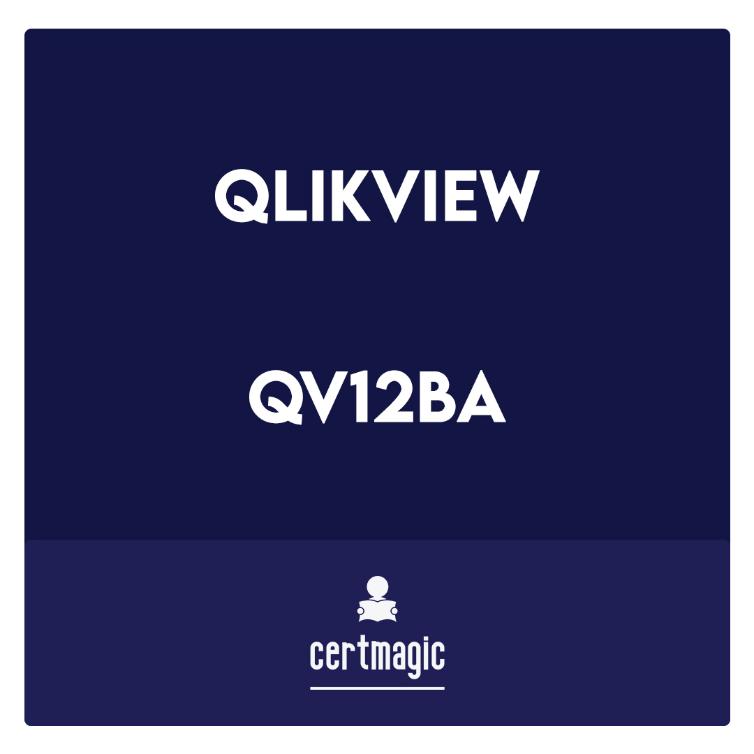 QV12BA-QlikView 12 Business Analyst Certification Exam