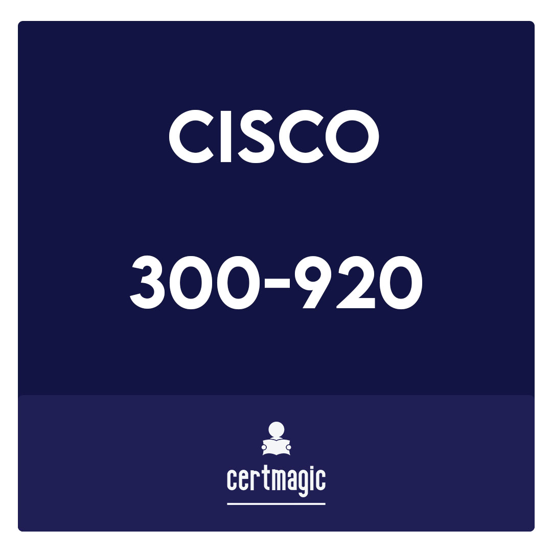 300-920-Developing Applications for Cisco Webex and Webex Devices (DEVWBX) Exam