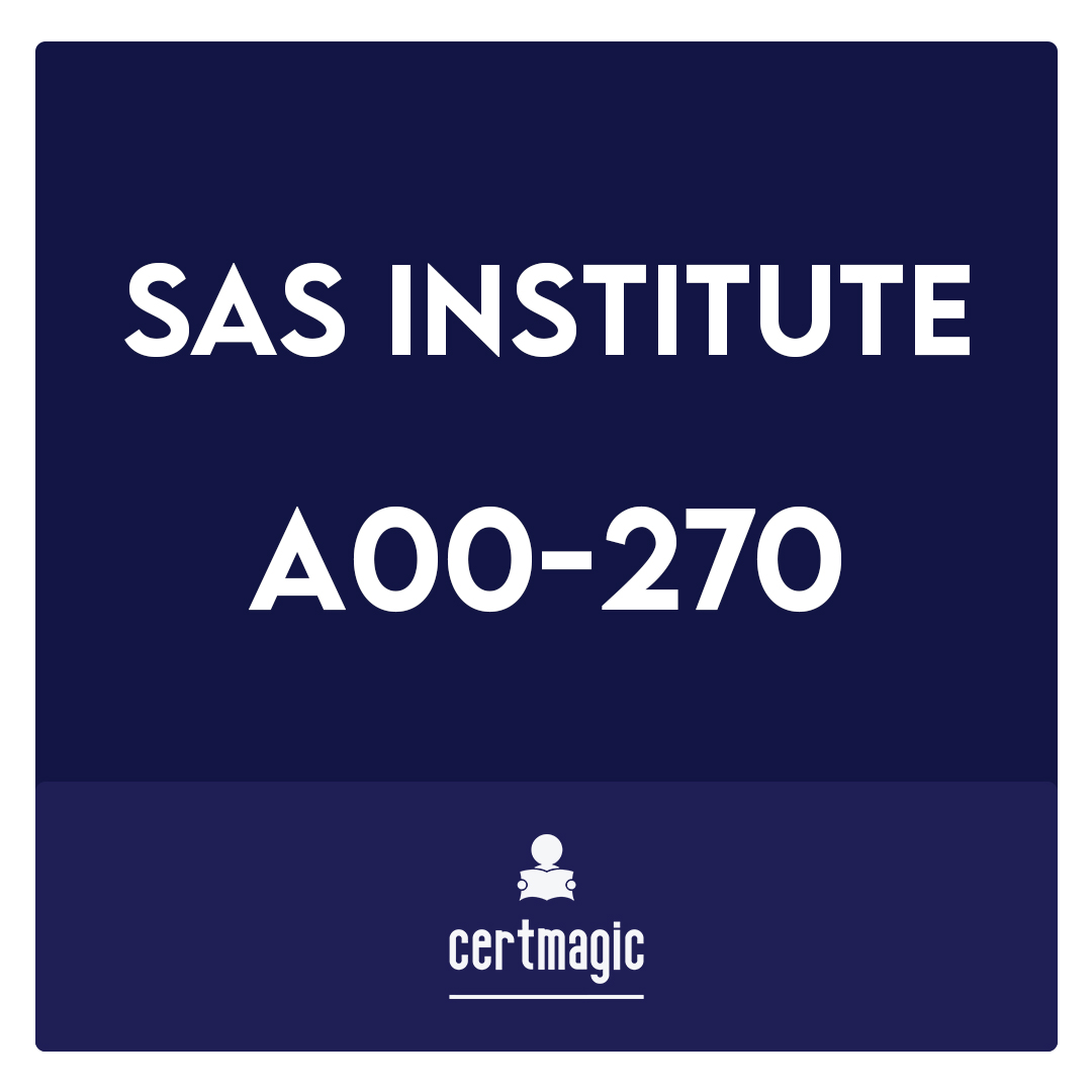 A00-270-SAS BI Content Development Exam
