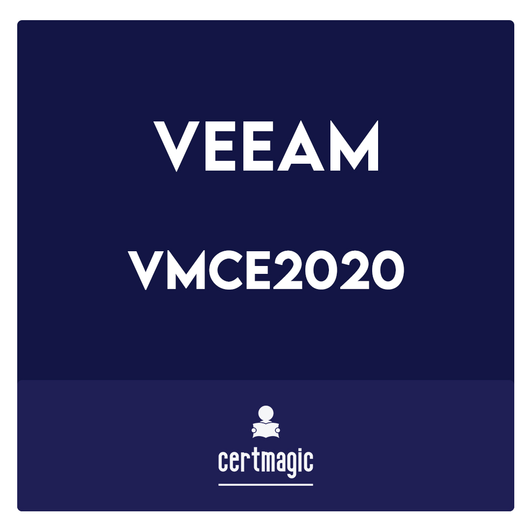 VMCE2020-Veeam Certified Engineer 2020 Exam