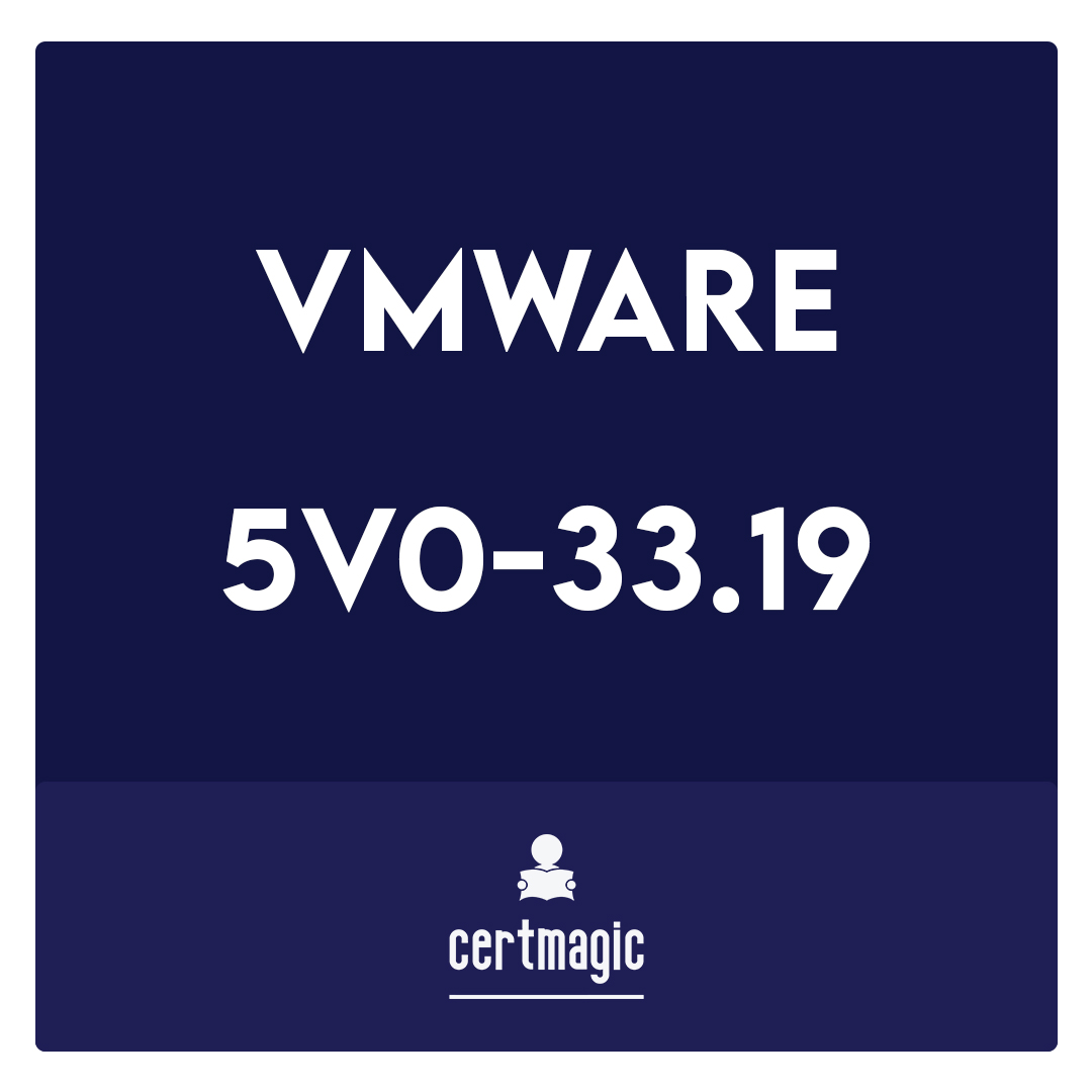 5V0-33.19-VMware Cloud on AWS - Master Services Competency Specialist Exam 2019 Exam