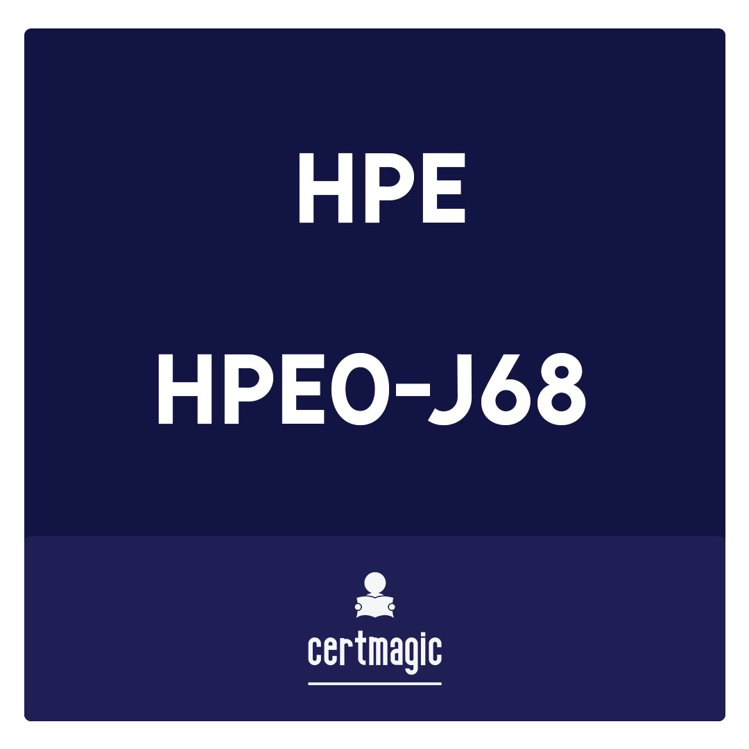 HPE0-J68-HPE Storage Solutions Exam