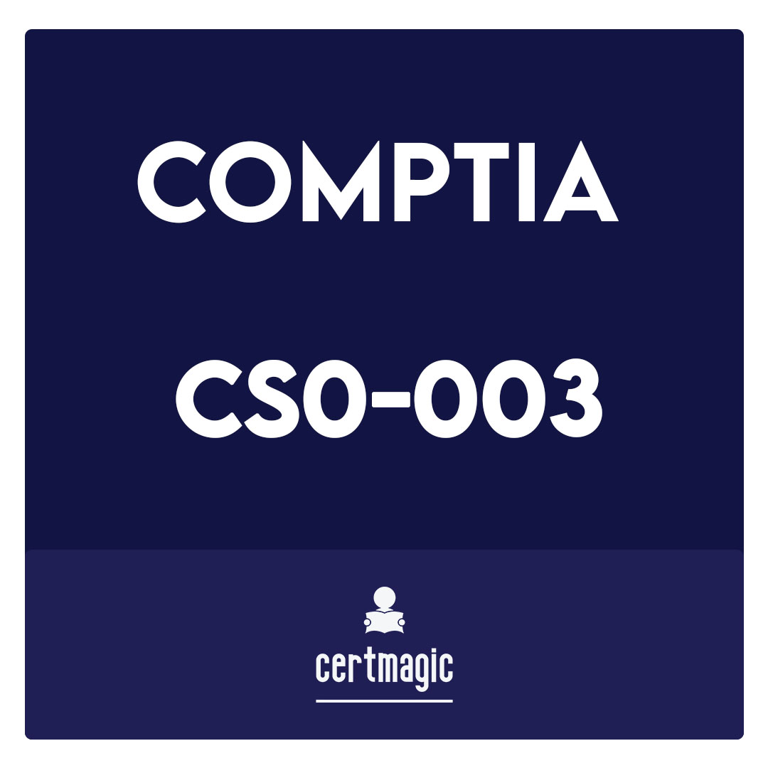 CS0-003-CompTIA Cybersecurity Analyst (CySA+) Exam