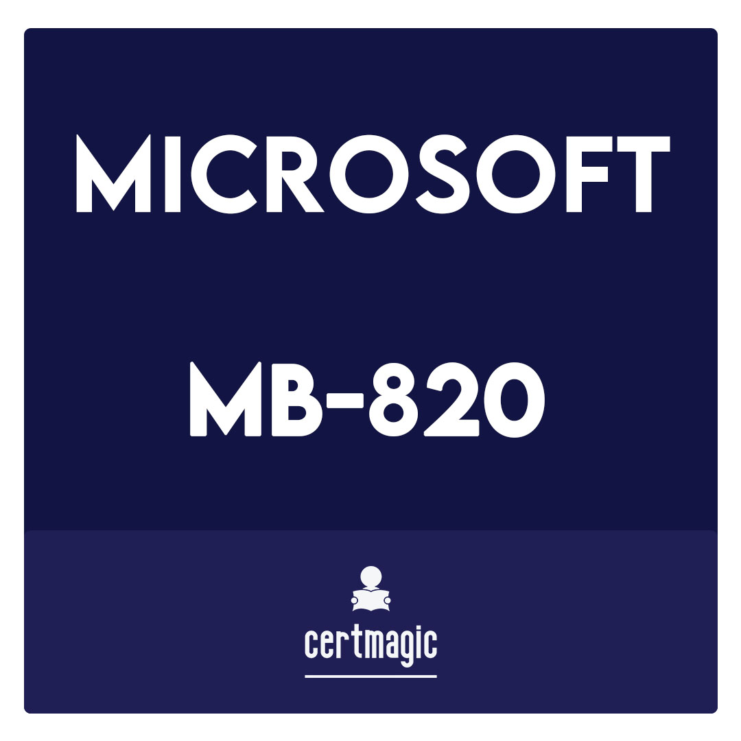 MB-820-Microsoft Dynamics 365 Business Central Developer Exam