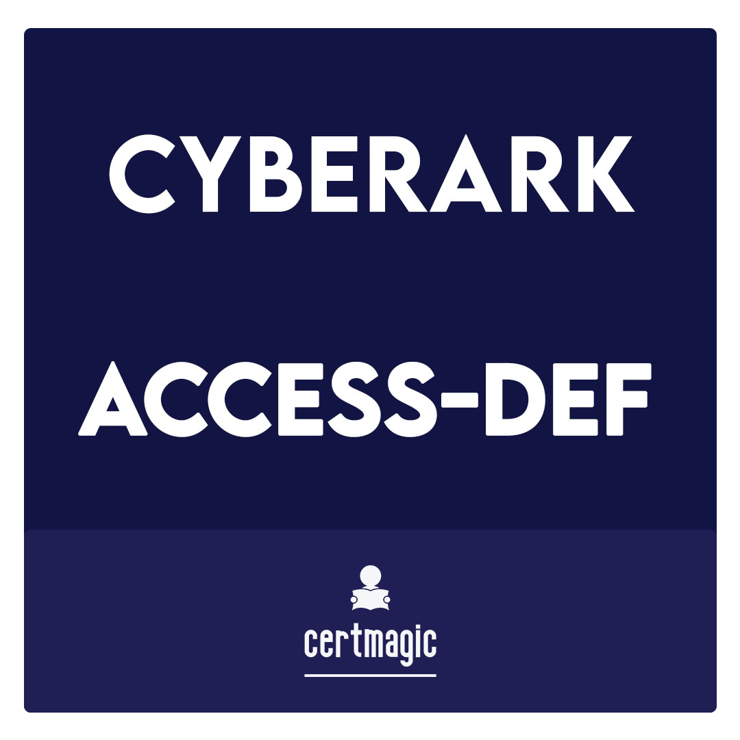 ACCESS-DEF-CyberArk Defender Access Exam